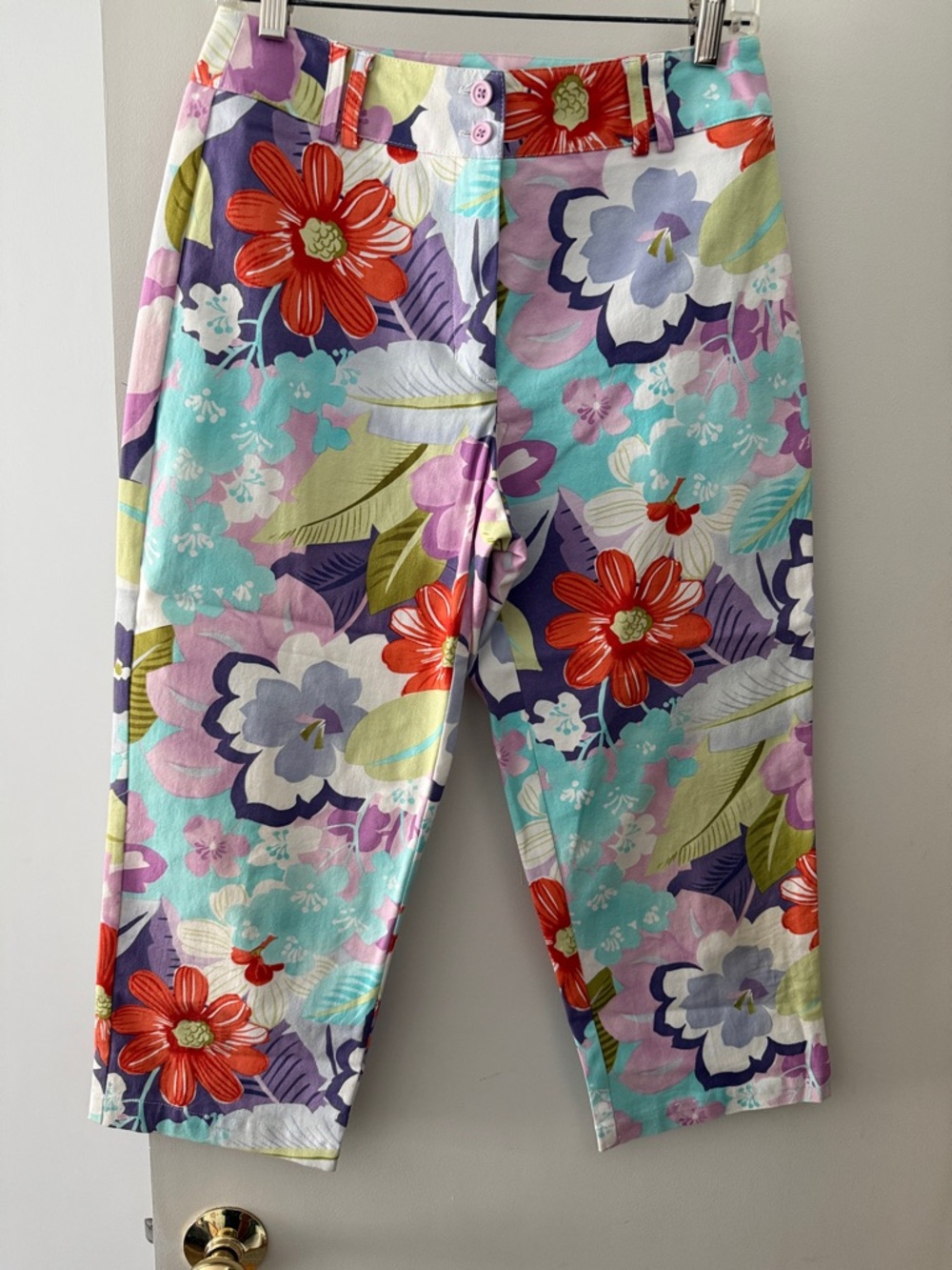 Talbots Pastel Floral Petite - Pink, Aqua, Green